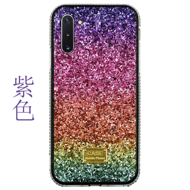 Etui Samsung Galaxy Note 10 Rhinestone Ochraniacz Telefon Komórkowy, Futerał Samsung Galaxy Note 10 Złoto Anti-fall Gwiazda