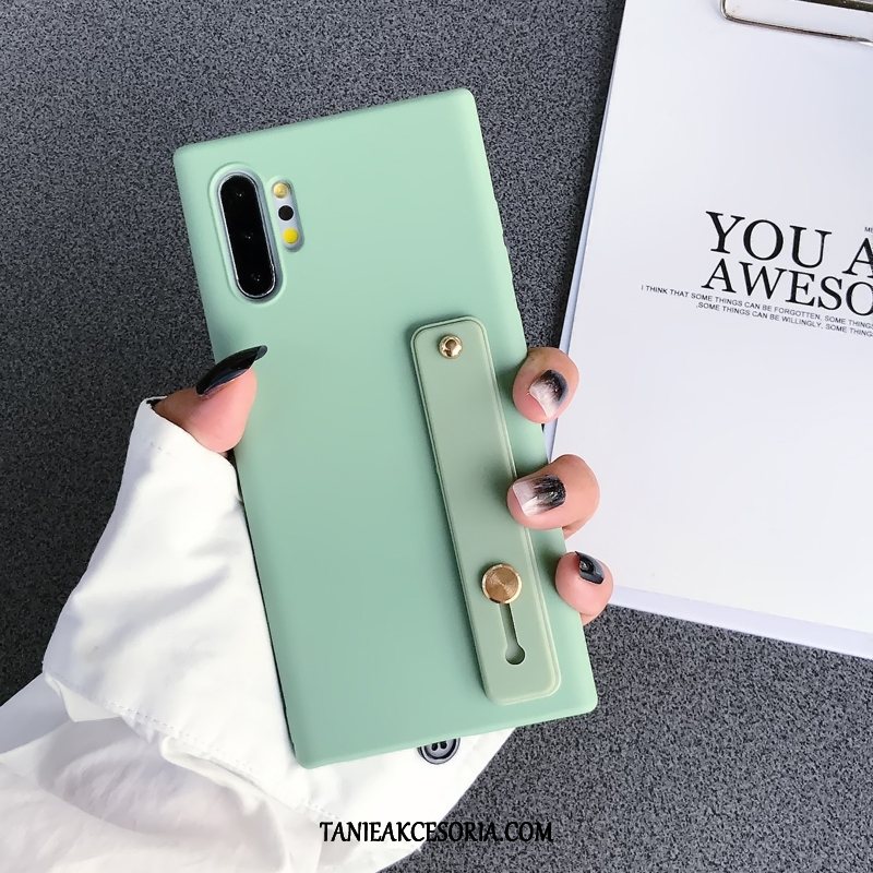 Etui Samsung Galaxy Note 10+ Telefon Komórkowy All Inclusive Zielony, Futerał Samsung Galaxy Note 10+ Kreatywne Silikonowe Gwiazda