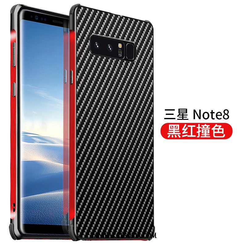 Etui Samsung Galaxy Note 8 Granica Czerwony Netto Anti-fall, Futerał Samsung Galaxy Note 8 Telefon Komórkowy Modna Marka All Inclusive