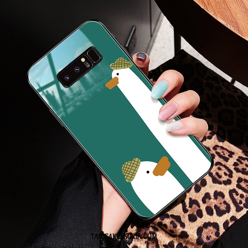 Etui Samsung Galaxy Note 8 Niebieski Gwiazda Moda, Obudowa Samsung Galaxy Note 8 Szkło Tendencja Anti-fall