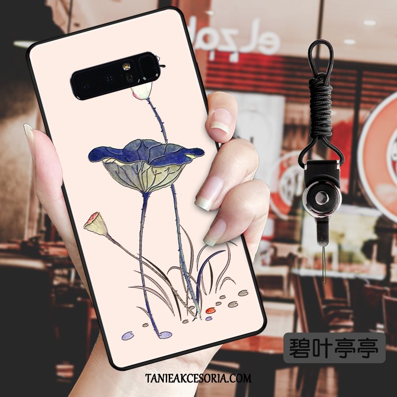 Etui Samsung Galaxy Note 8 Ochraniacz Anti-fall Vintage, Futerał Samsung Galaxy Note 8 Relief Telefon Komórkowy Gwiazda