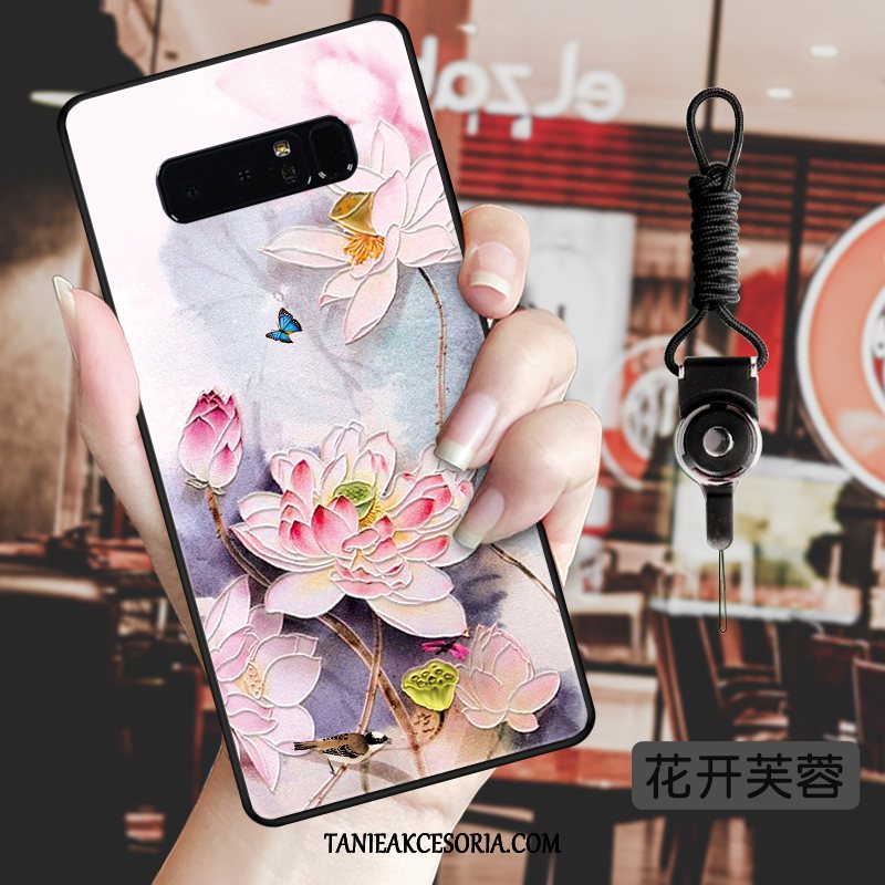 Etui Samsung Galaxy Note 8 Ochraniacz Anti-fall Vintage, Futerał Samsung Galaxy Note 8 Relief Telefon Komórkowy Gwiazda