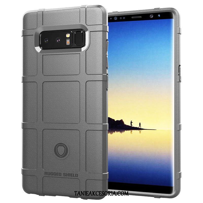 Etui Samsung Galaxy Note 8 Szary Modna Marka Ochraniacz, Futerał Samsung Galaxy Note 8 Silikonowe All Inclusive Anti-fall