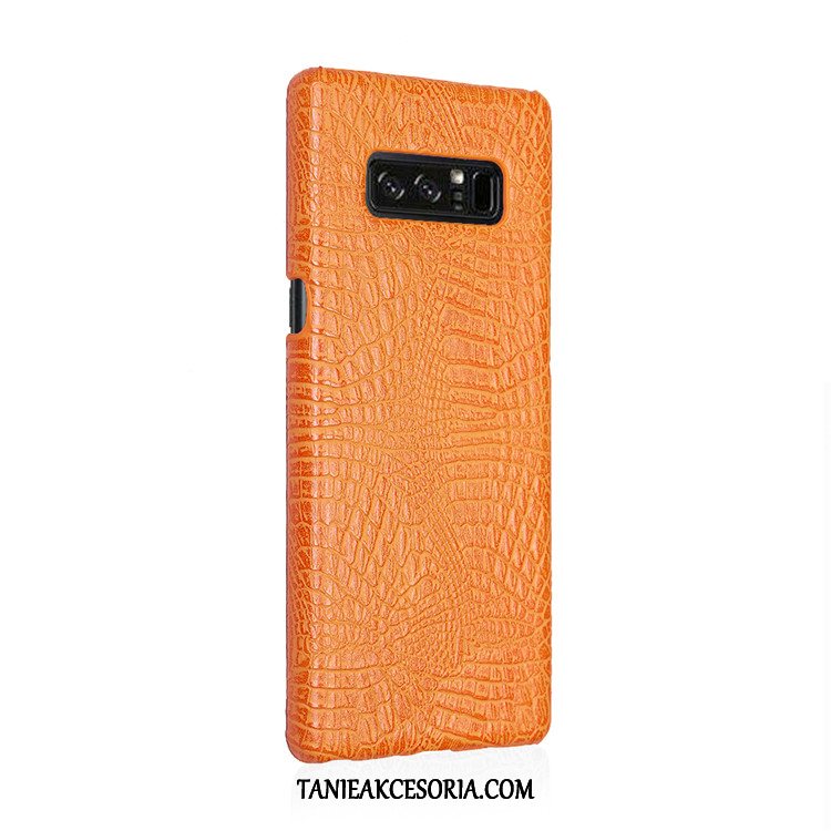 Etui Samsung Galaxy Note 8 Vintage Czerwony Krokodyl, Obudowa Samsung Galaxy Note 8 Gwiazda Trudno Ochraniacz