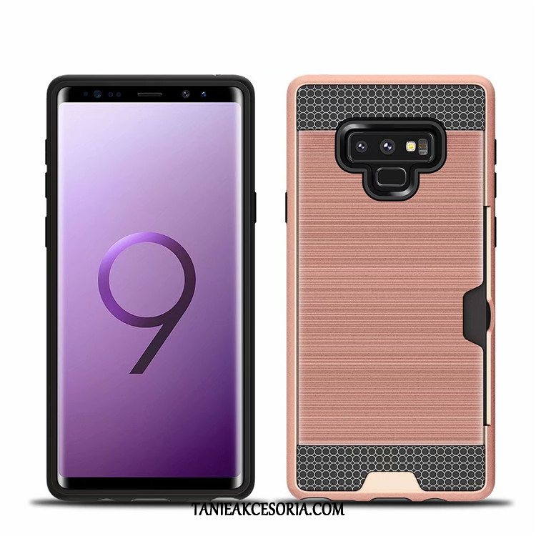 Etui Samsung Galaxy Note 9 Anti-fall All Inclusive Szary, Obudowa Samsung Galaxy Note 9 Karta Srebro Gwiazda