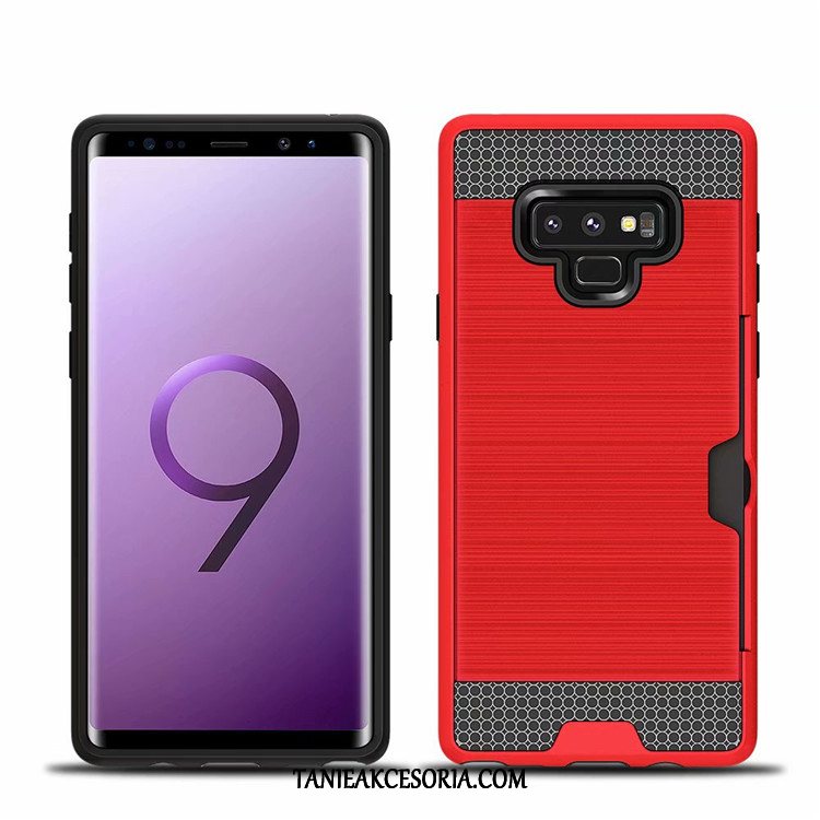 Etui Samsung Galaxy Note 9 Anti-fall All Inclusive Szary, Obudowa Samsung Galaxy Note 9 Karta Srebro Gwiazda