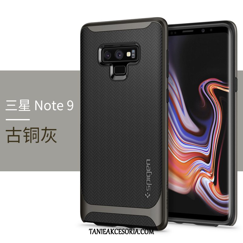 Etui Samsung Galaxy Note 9 Cienkie Nubuku All Inclusive, Futerał Samsung Galaxy Note 9 Czerwony Netto Moda Osobowość