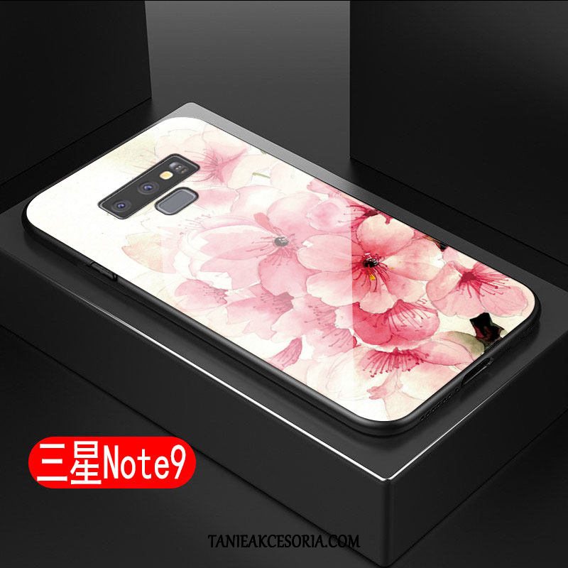 Etui Samsung Galaxy Note 9 Kwiaty Czerwony Sztuka, Pokrowce Samsung Galaxy Note 9 Telefon Komórkowy Miękki Obrzeża