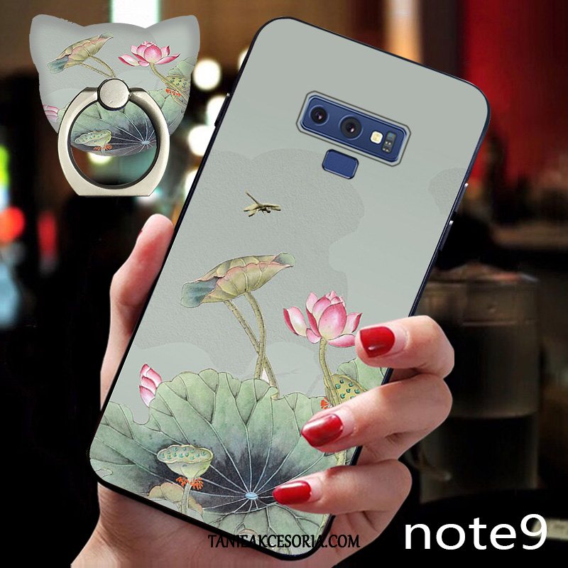 Etui Samsung Galaxy Note 9 Nowy Relief Ochraniacz, Pokrowce Samsung Galaxy Note 9 Chiński Styl Wiatr Cienkie