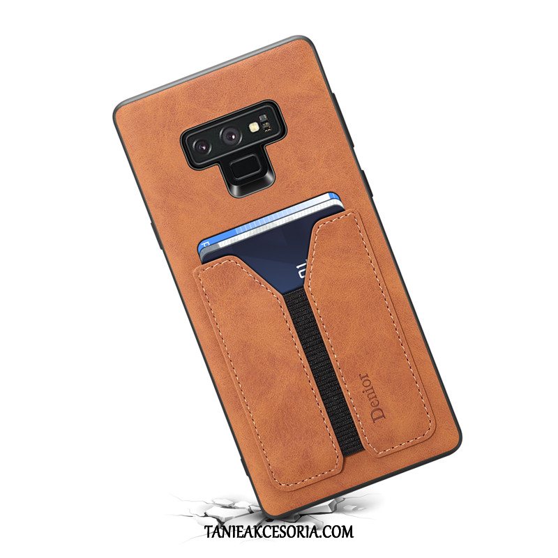 Etui Samsung Galaxy Note 9 Ochraniacz Karta Czerwony, Pokrowce Samsung Galaxy Note 9 Gwiazda Kreatywne Portfel