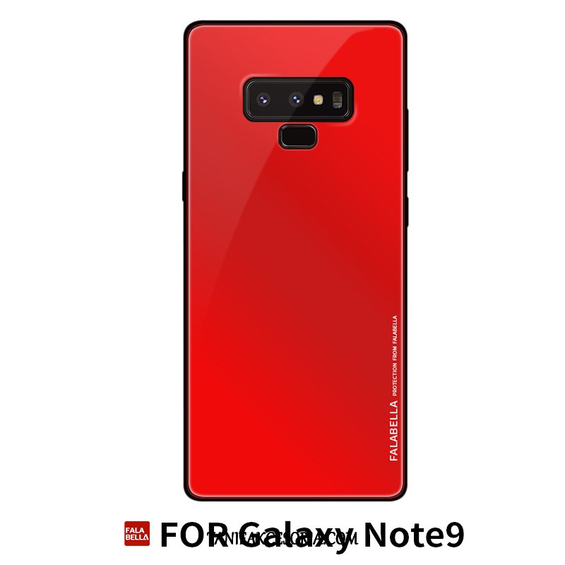 Etui Samsung Galaxy Note 9 Ochraniacz Kreatywne Anti-fall, Futerał Samsung Galaxy Note 9 Czerwony Gwiazda Wiszące Ozdoby