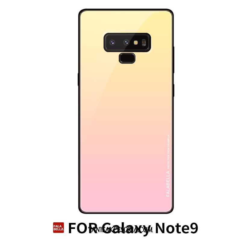 Etui Samsung Galaxy Note 9 Ochraniacz Kreatywne Anti-fall, Futerał Samsung Galaxy Note 9 Czerwony Gwiazda Wiszące Ozdoby