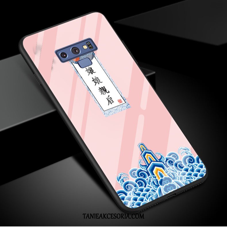 Etui Samsung Galaxy Note 9 Pałac Chiński Styl Szkło, Obudowa Samsung Galaxy Note 9 Kreatywne Lustro Czerwony