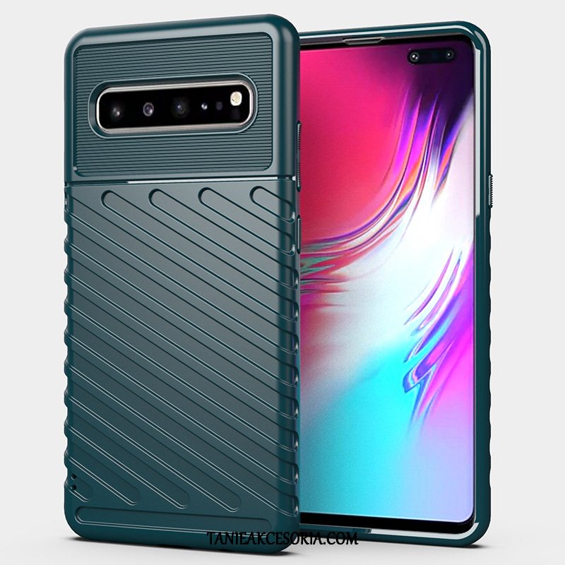 Etui Samsung Galaxy S10 5g Czarny Telefon Komórkowy Miękki, Futerał Samsung Galaxy S10 5g Gwiazda