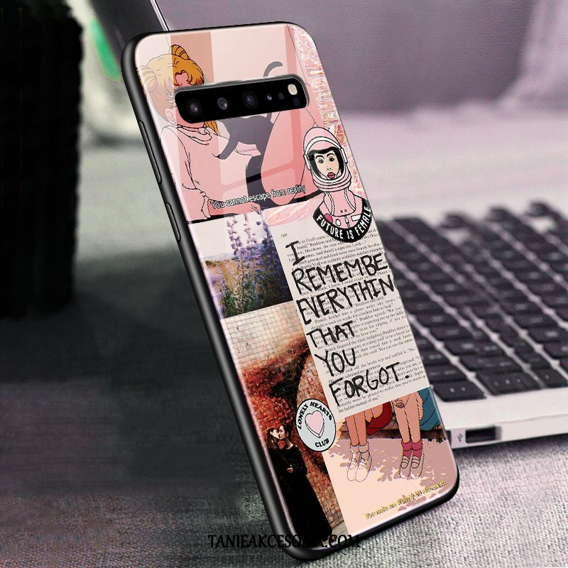 Etui Samsung Galaxy S10 5g Gwiazda Szkło Telefon Komórkowy, Obudowa Samsung Galaxy S10 5g Zielony All Inclusive