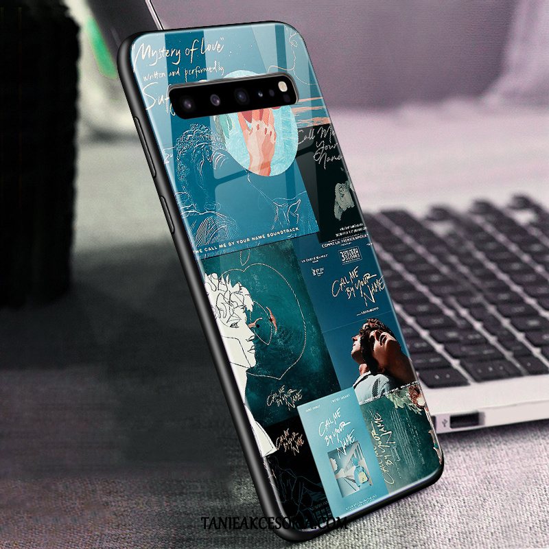 Etui Samsung Galaxy S10 5g Gwiazda Szkło Telefon Komórkowy, Obudowa Samsung Galaxy S10 5g Zielony All Inclusive