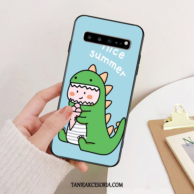 Etui Samsung Galaxy S10 5g Zakochani Kreskówka Silikonowe, Futerał Samsung Galaxy S10 5g Żółty Miękki All Inclusive