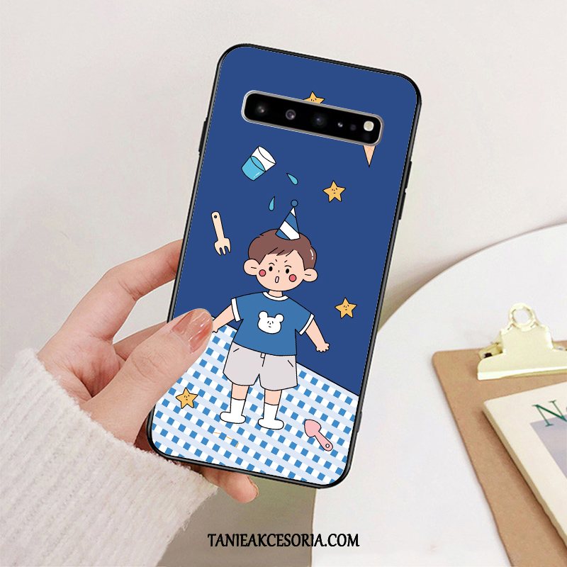 Etui Samsung Galaxy S10 5g Zakochani Kreskówka Silikonowe, Futerał Samsung Galaxy S10 5g Żółty Miękki All Inclusive