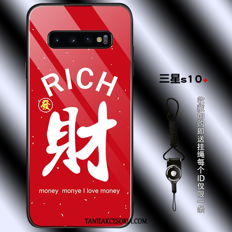 Etui Samsung Galaxy S10+ Bogactwo Tendencja Proste, Futerał Samsung Galaxy S10+ Telefon Komórkowy Silikonowe Ochraniacz