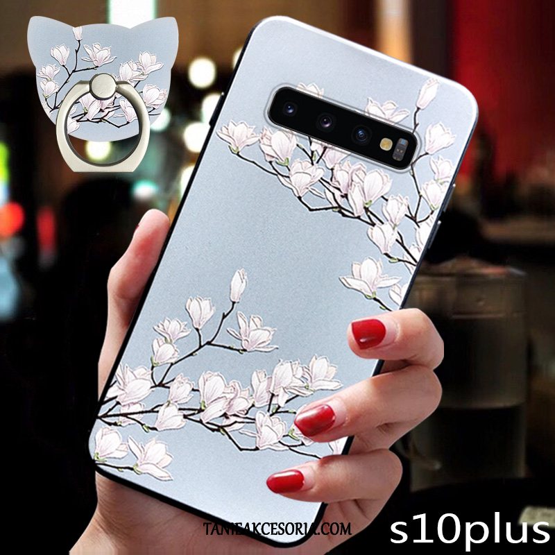 Etui Samsung Galaxy S10+ Cienkie Czerwony Netto All Inclusive, Obudowa Samsung Galaxy S10+ Wysoki Koniec Ochraniacz Tendencja