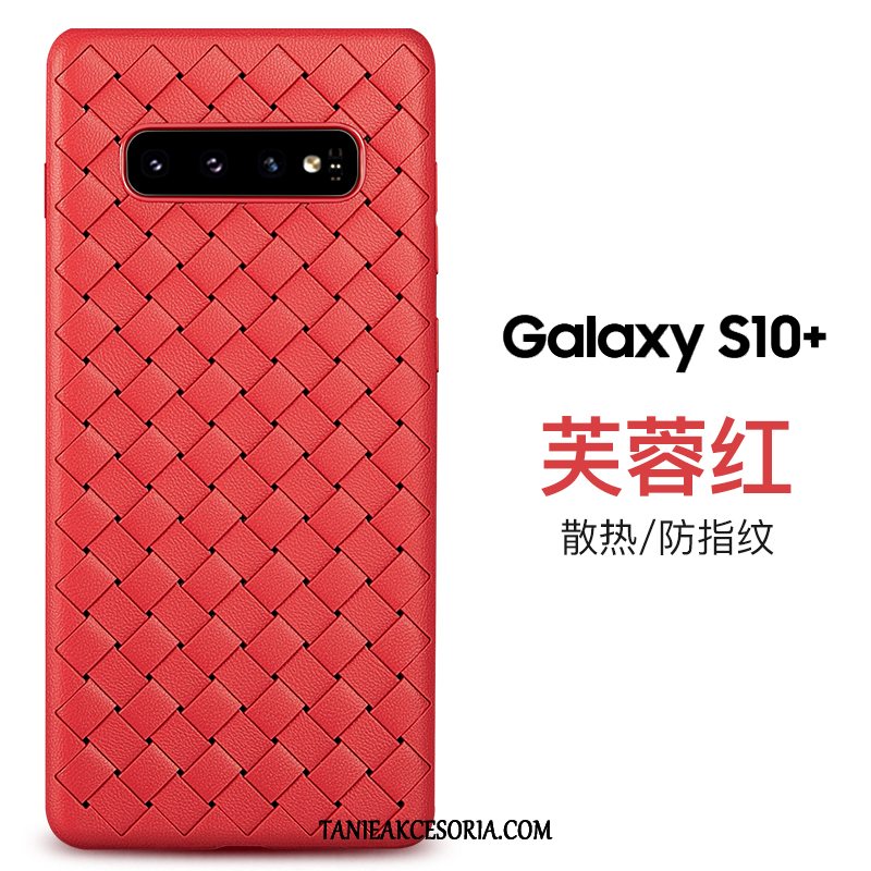 Etui Samsung Galaxy S10+ Gwiazda All Inclusive Przeplatane, Futerał Samsung Galaxy S10+ Oddychające Biznes Wysoki Koniec