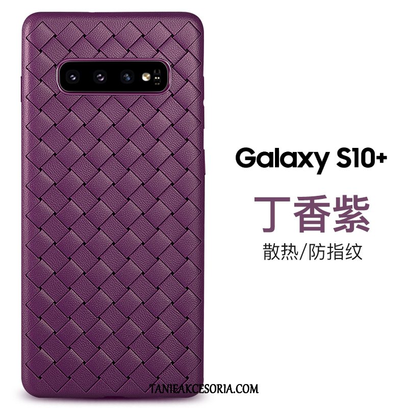 Etui Samsung Galaxy S10+ Gwiazda All Inclusive Przeplatane, Futerał Samsung Galaxy S10+ Oddychające Biznes Wysoki Koniec