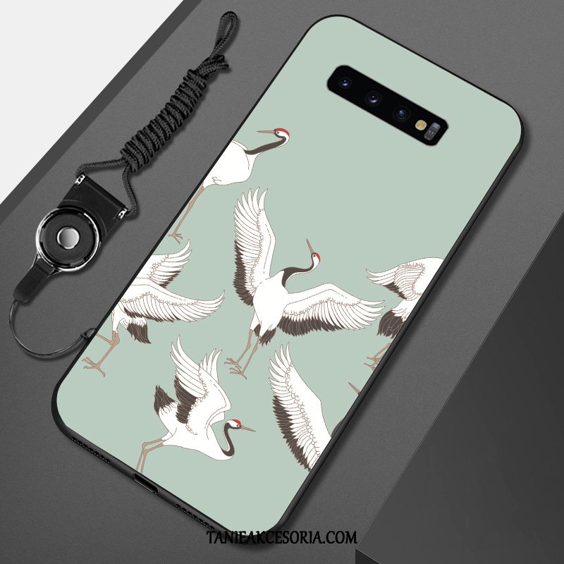 Etui Samsung Galaxy S10 Gwiazda Czarny Miękki, Obudowa Samsung Galaxy S10 Telefon Komórkowy All Inclusive Anti-fall