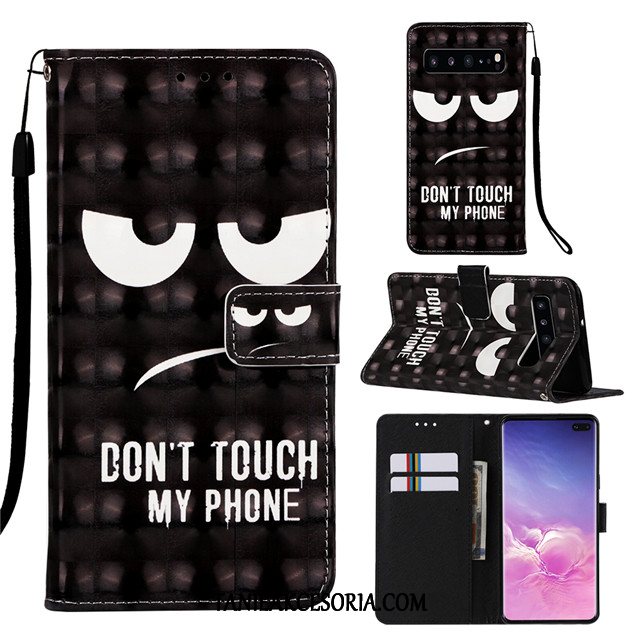 Etui Samsung Galaxy S10 Gwiazda Zielony Tendencja, Pokrowce Samsung Galaxy S10 Ochraniacz Telefon Komórkowy All Inclusive