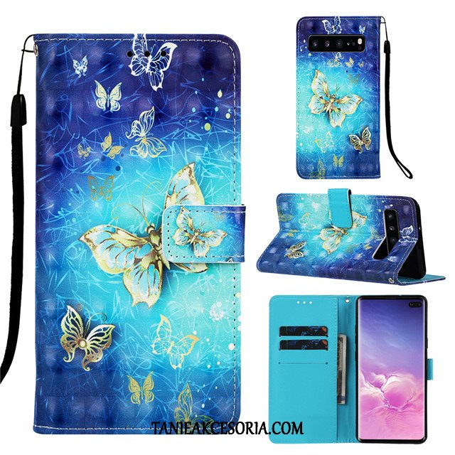 Etui Samsung Galaxy S10 Gwiazda Zielony Tendencja, Pokrowce Samsung Galaxy S10 Ochraniacz Telefon Komórkowy All Inclusive