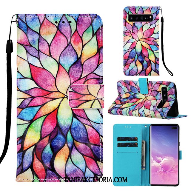 Etui Samsung Galaxy S10 Gwiazda Zielony Tendencja, Pokrowce Samsung Galaxy S10 Ochraniacz Telefon Komórkowy All Inclusive