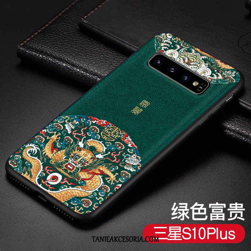 Etui Samsung Galaxy S10+ Kreatywne Zielony Moda, Obudowa Samsung Galaxy S10+ Ochraniacz Telefon Komórkowy Anti-fall