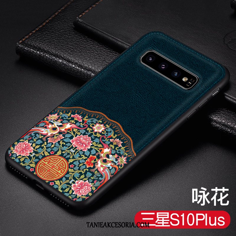 Etui Samsung Galaxy S10+ Kreatywne Zielony Moda, Obudowa Samsung Galaxy S10+ Ochraniacz Telefon Komórkowy Anti-fall