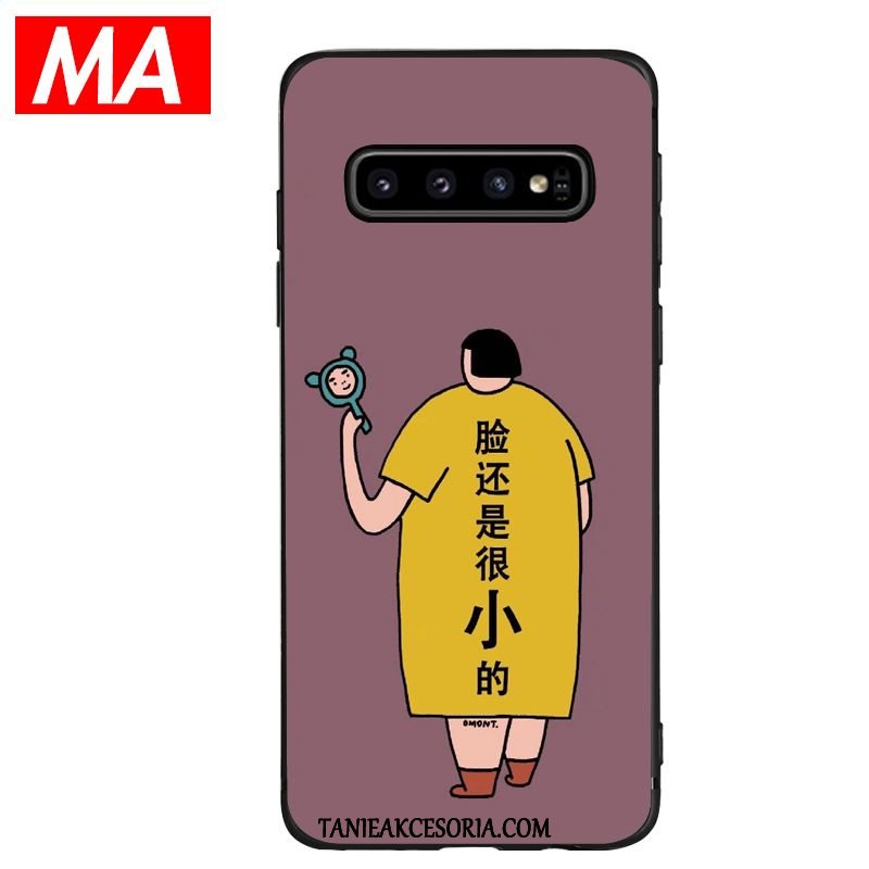 Etui Samsung Galaxy S10+ Krótkie Telefon Komórkowy Gruba, Obudowa Samsung Galaxy S10+ Gwiazda Purpurowy Wiatr