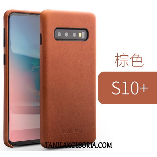 Etui Samsung Galaxy S10+ Lekki I Cienki Gwiazda Tylna Pokrywa, Pokrowce Samsung Galaxy S10+ Telefon Komórkowy Mały Proste Braun