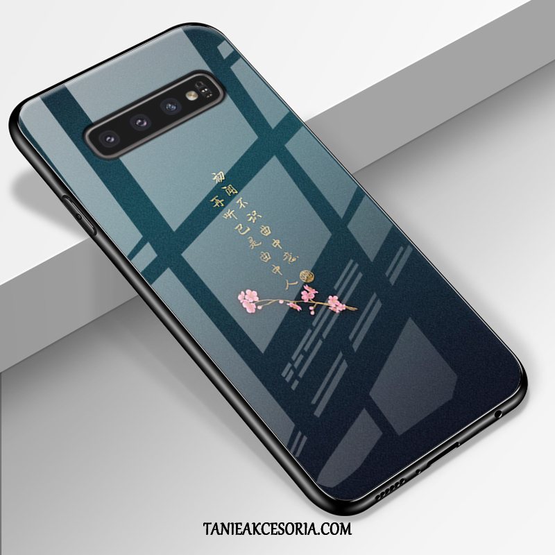 Etui Samsung Galaxy S10+ Lustro Szkło Anti-fall, Futerał Samsung Galaxy S10+ Tendencja Silikonowe Osobowość