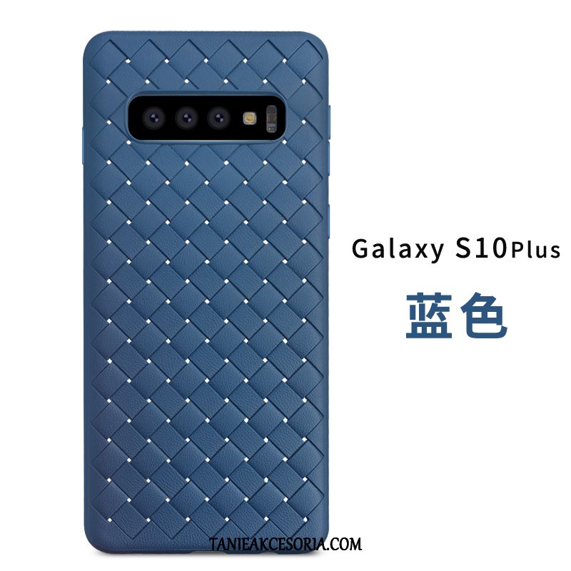 Etui Samsung Galaxy S10+ Miękki Biznes Anti-fall, Obudowa Samsung Galaxy S10+ Antypoślizgowe Skóra Proste Braun