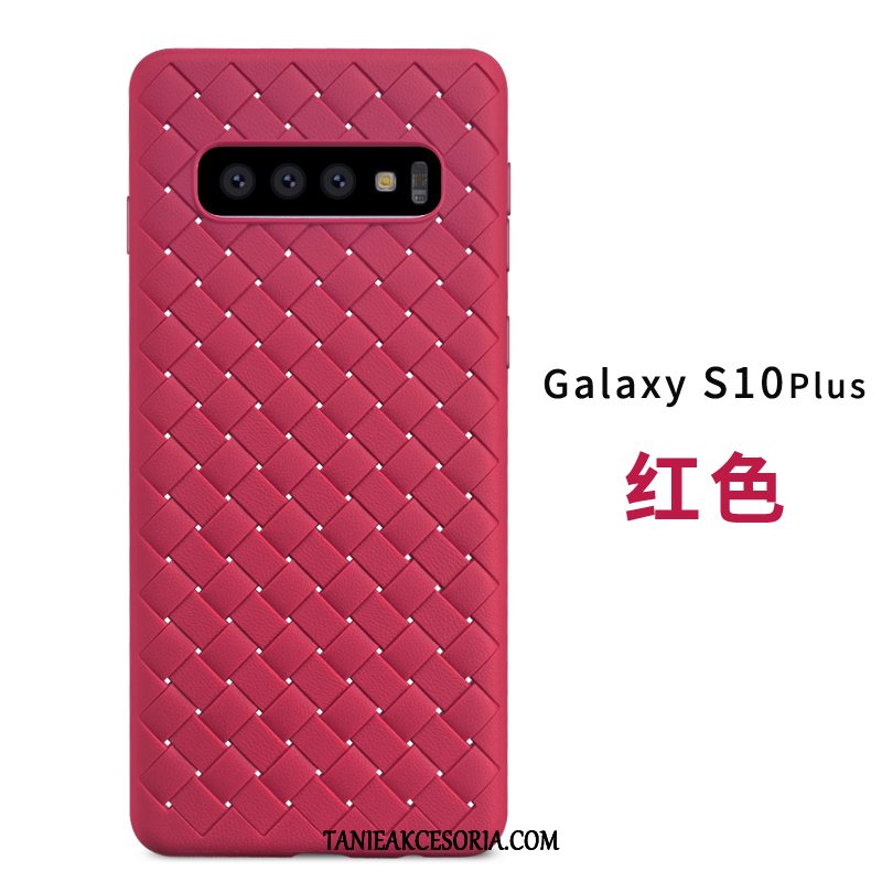 Etui Samsung Galaxy S10+ Miękki Biznes Anti-fall, Obudowa Samsung Galaxy S10+ Antypoślizgowe Skóra Proste Braun