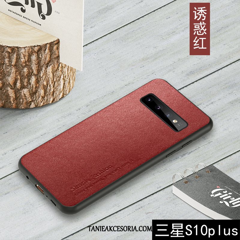 Etui Samsung Galaxy S10+ Niebieski All Inclusive Biznes, Obudowa Samsung Galaxy S10+ Gwiazda Anti-fall Silikonowe