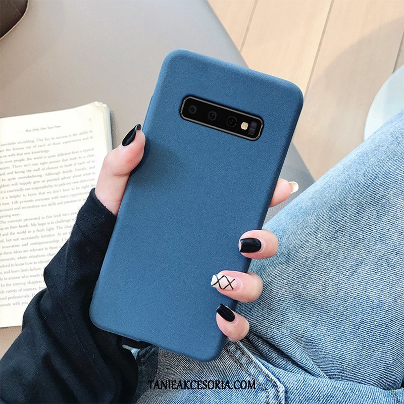 Etui Samsung Galaxy S10+ Ochraniacz All Inclusive Anti-fall, Futerał Samsung Galaxy S10+ Silikonowe Wspornik Nubuku