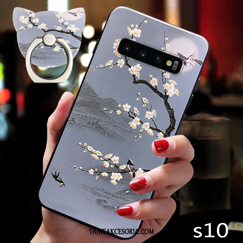 Etui Samsung Galaxy S10 Osobowość Mały Szary, Futerał Samsung Galaxy S10 Cienkie Ochraniacz Anti-fall