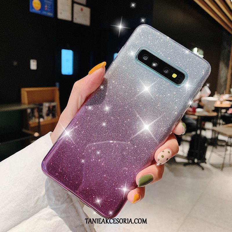 Etui Samsung Galaxy S10+ Przezroczysty Anti-fall Proste, Pokrowce Samsung Galaxy S10+ Moda Gwiaździsty Telefon Komórkowy