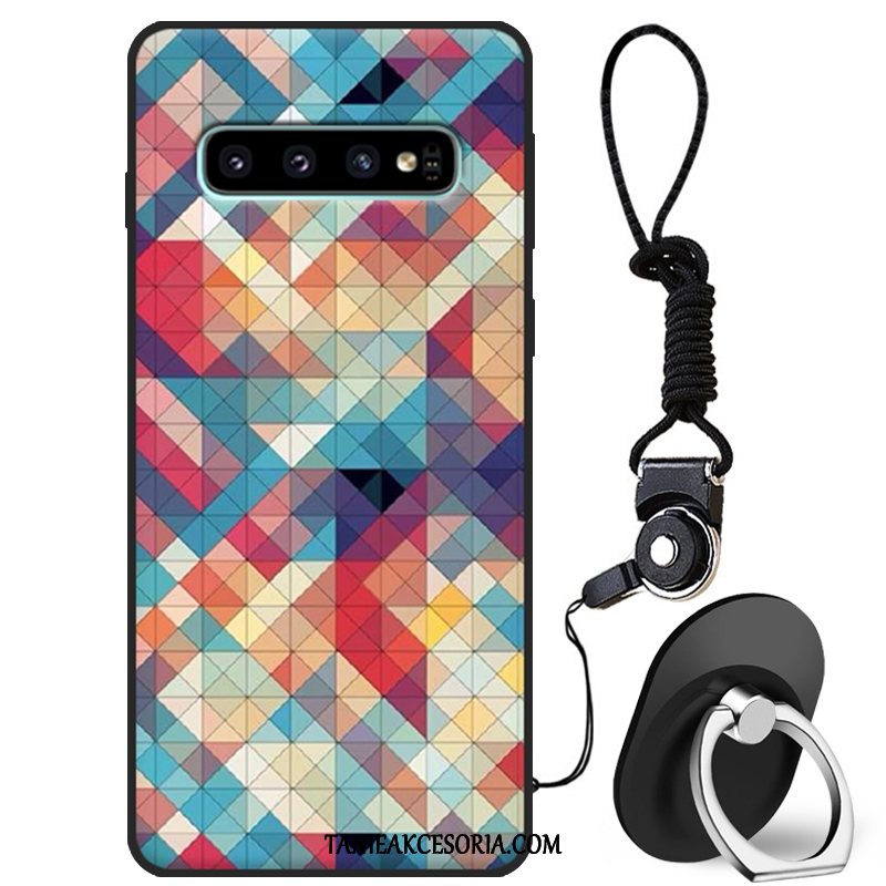 Etui Samsung Galaxy S10 Silikonowe Gwiazda Modna Marka, Obudowa Samsung Galaxy S10 Anti-fall Szary Telefon Komórkowy