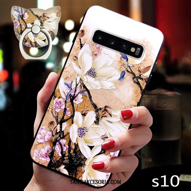 Etui Samsung Galaxy S10 Silikonowe Kreatywne All Inclusive, Obudowa Samsung Galaxy S10 Tendencja Biały Anti-fall