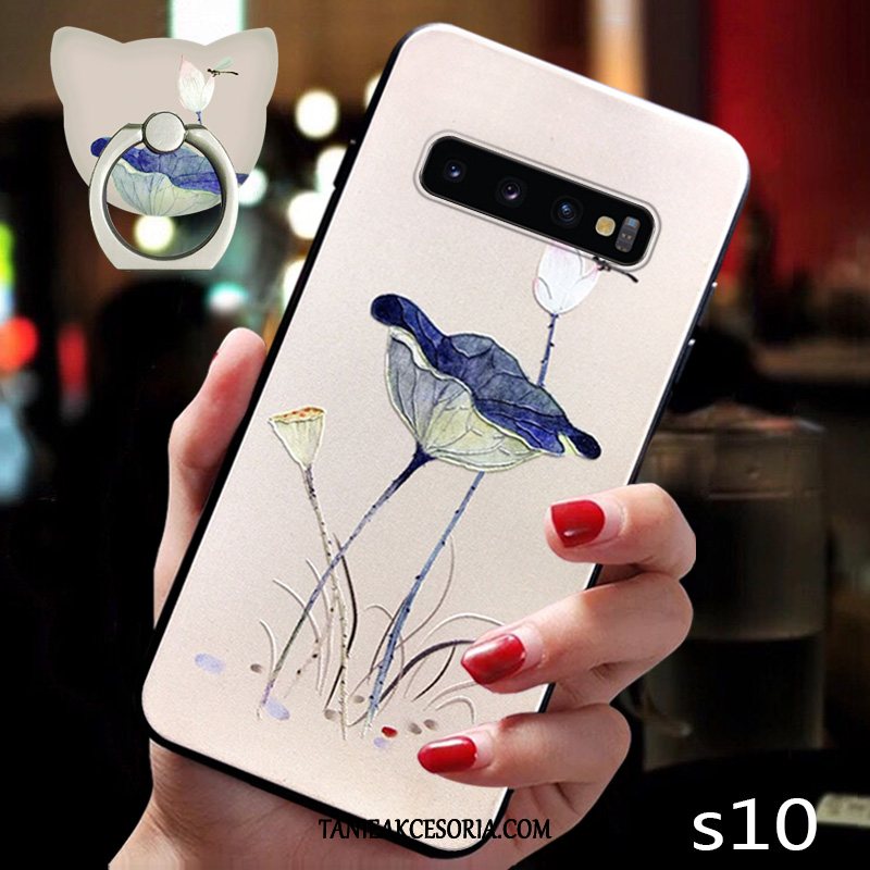 Etui Samsung Galaxy S10 Silikonowe Kreatywne All Inclusive, Obudowa Samsung Galaxy S10 Tendencja Biały Anti-fall