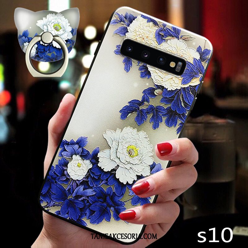 Etui Samsung Galaxy S10 Silikonowe Kreatywne All Inclusive, Obudowa Samsung Galaxy S10 Tendencja Biały Anti-fall