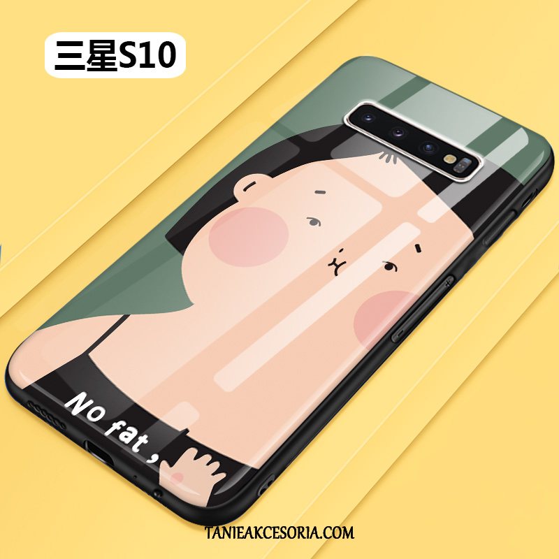 Etui Samsung Galaxy S10 Szkło All Inclusive Kreskówka, Pokrowce Samsung Galaxy S10 Moda Mały Trudno