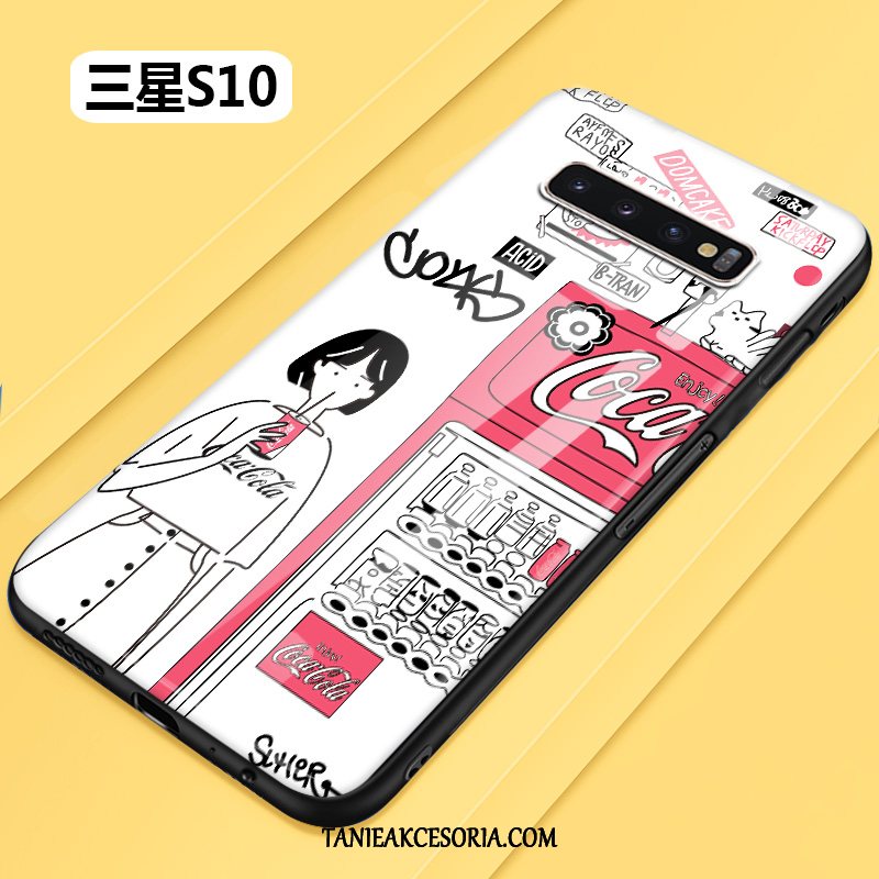 Etui Samsung Galaxy S10 Szkło All Inclusive Kreskówka, Pokrowce Samsung Galaxy S10 Moda Mały Trudno