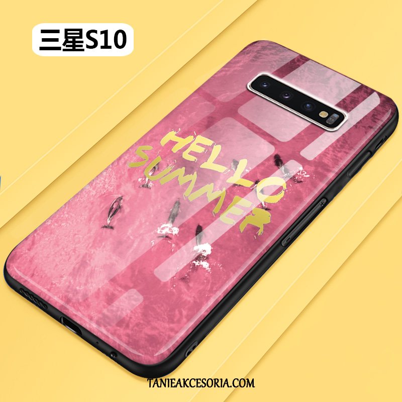 Etui Samsung Galaxy S10 Szkło All Inclusive Kreskówka, Pokrowce Samsung Galaxy S10 Moda Mały Trudno