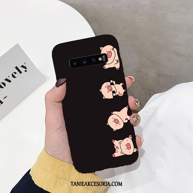 Etui Samsung Galaxy S10 Telefon Komórkowy Kreskówka Czerwony, Obudowa Samsung Galaxy S10 All Inclusive Nubuku Cienkie