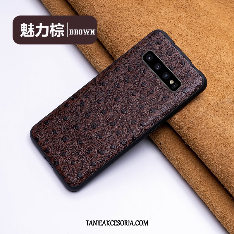 Etui Samsung Galaxy S10+ Wysoki Koniec Ochraniacz Proste, Obudowa Samsung Galaxy S10+ Cienkie Gwiazda Skóra